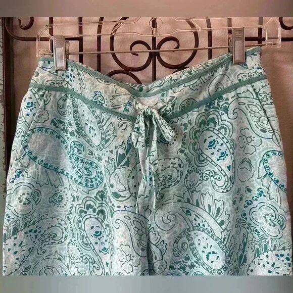 Paraphrase washable linen drawstring & elastic waist band. Side pockets 4 spring - Picture 3 of 7